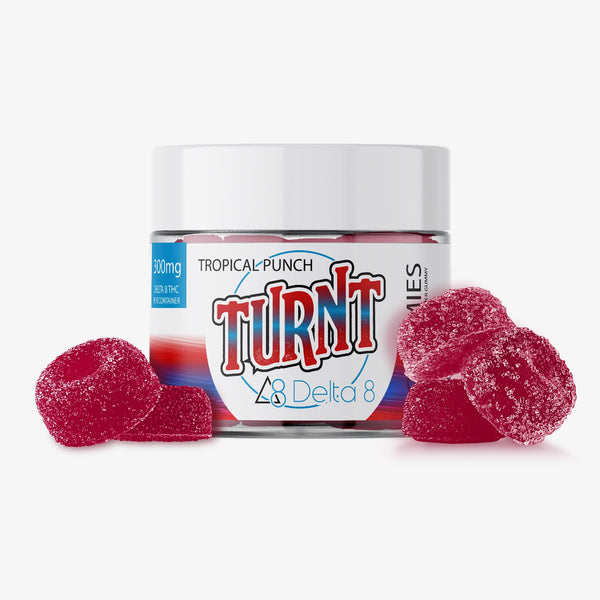 turnt delta 8 thc tropical punch gummies 10ct