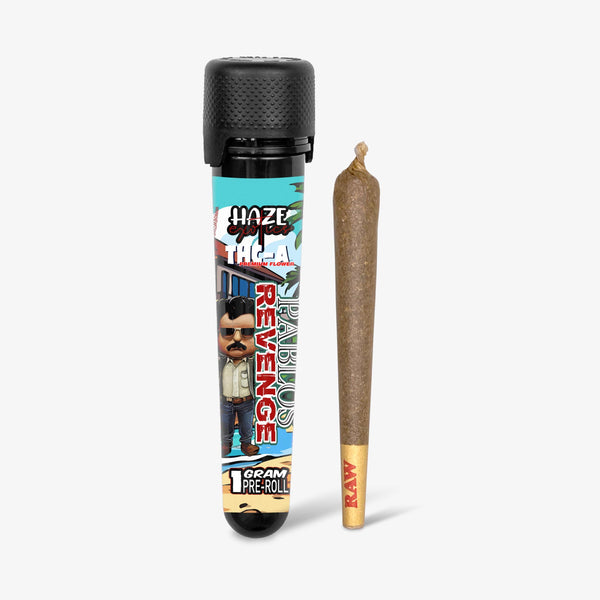 haze exotics thc-a flower pablos revenge 1 gram preroll