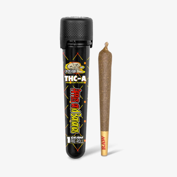 revenge thc-a flower 1g preroll apples and bananas